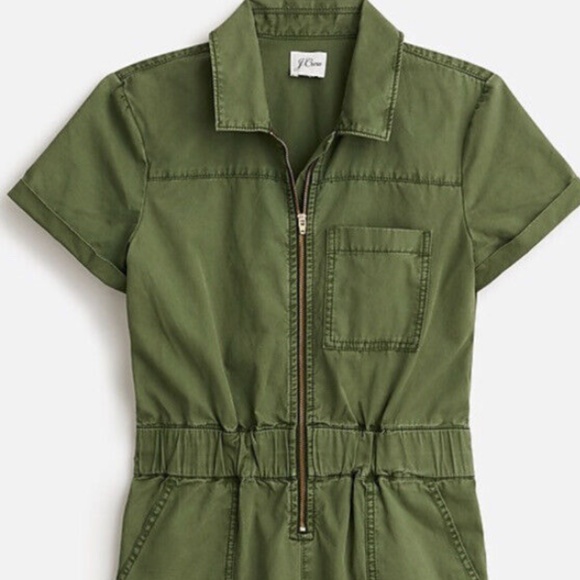J. Crew Olive Green Jumpsuit - Picture 1 of 4